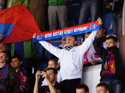Spokojní fanúšik CSKA