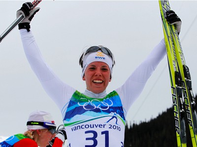 Zlatá medailistka Charlotte Kallová