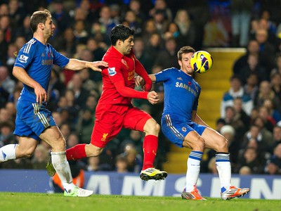 Branislav Ivanović, Luis Suárez a Cesar Azpilicueta