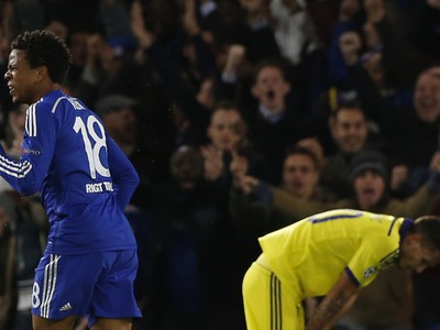 Loic Rémy oslavuje vedúci gól Chelsea