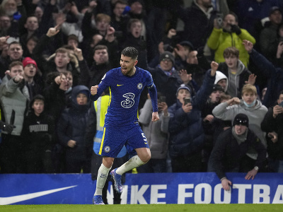 Jorginho a jeho gólové oslavy po strelení víťazného gólu Chelsea