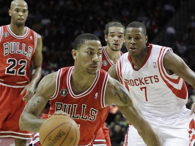 Derrick Rose a Kyle