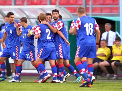 Radosť hráčov Chorvátska