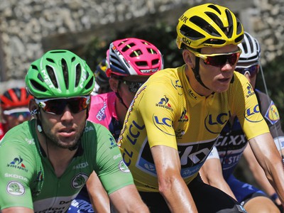 Chris Froome v deviatej etape Tour de France