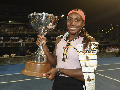 Americká tenistka Coco Gauffová vyhrala turnaj v Aucklande.