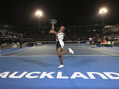 Americká tenistka Coco Gauffová vyhrala turnaj v Aucklande.