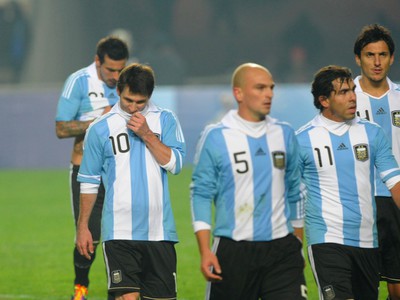 Smutní hráči Argentíny