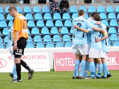 Radosť hráčov FC Nitra