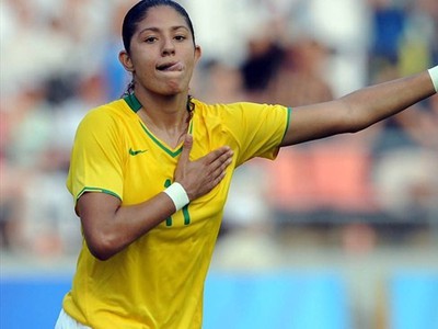 Brazílsky futbalistka Cristiane Rozeira