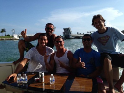 Cristiano Ronaldo s priateľmi na Floride