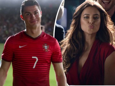 Cristiano Ronaldo a Irina