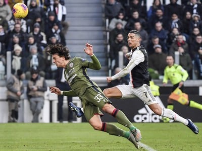 Cristiano Ronaldo a Luca