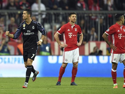 Cristiano Ronaldo oslavuje vyrovnávajúci gól Realu