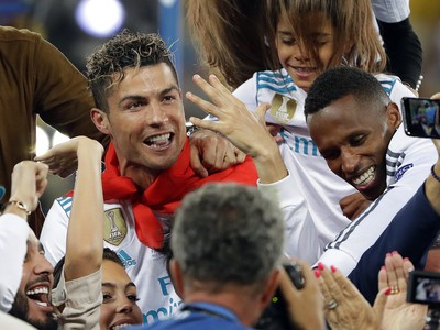 Cristiano Ronaldo a jeho víťazné oslavy