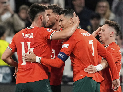 Cristiano Ronaldo oslavuje strelený