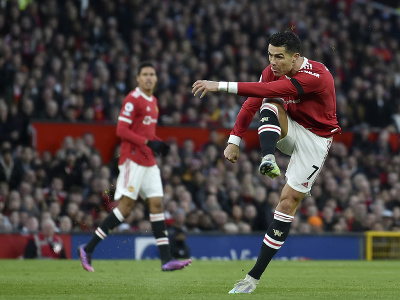 Cristiano Ronaldo dáva vedúci gól Manchestru
