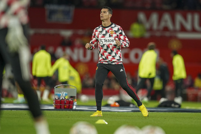 Cristiano Ronaldo počas rozvičky