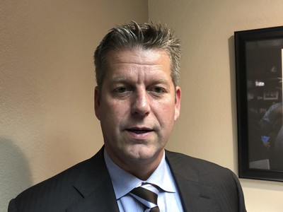 Právny zástupca Cristiana Ronalda Peter S. Christiansen 10. októbra 2018 v Las Vegas. 