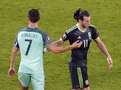 Gareth Bale a Cristiano Ronaldo 
