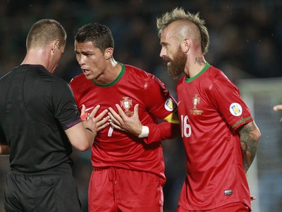 Cristiano Ronaldo a jeho protesty