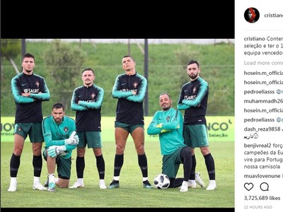 Cristiano Ronaldo poslal z tréningu Portugalska jasný odkaz