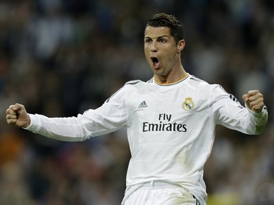 Cristiano Ronaldo v drese Realu Madrid