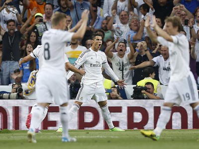 Cristiano Ronaldo po góle na 1:1