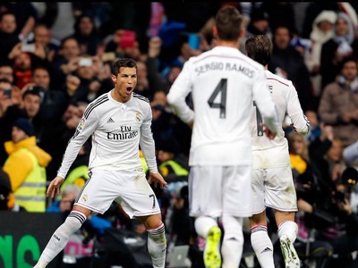 Cristiano Ronaldo a spoluhráči