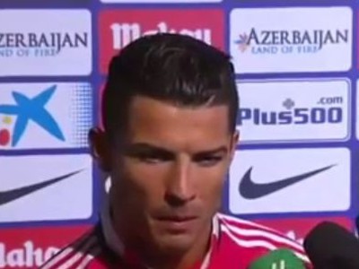Cristiano Ronaldo pred novinármi