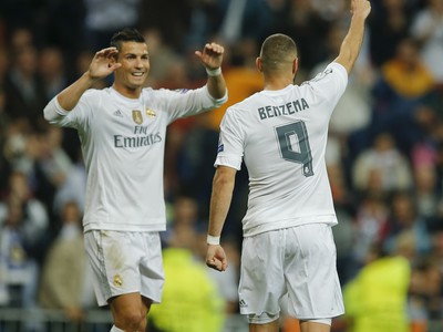 Cristiano Ronaldo a Karim Benzema