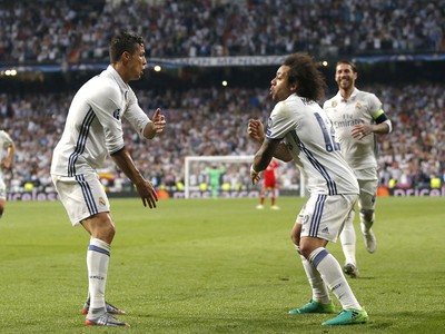 Cristiano Ronaldo a Marcelo sa radujú z gólu