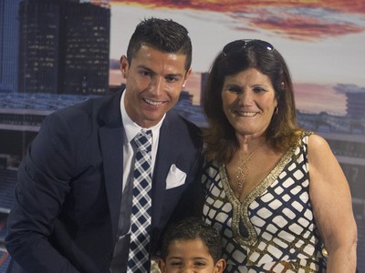 Cristiano Ronaldo s matkou Dolores
