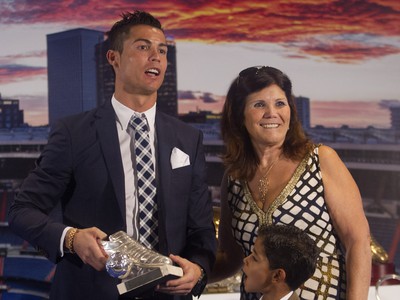 Cristiano Ronaldo s matkou Dolores