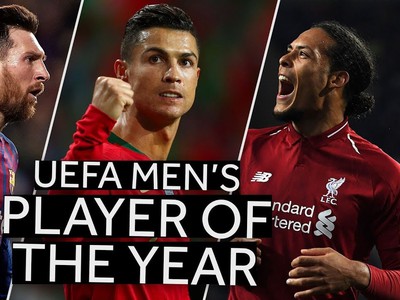 Lionel Messi, Cristiano Ronaldo, alebo Virgil van Dijk? Kto sa stane hráčom roka? 