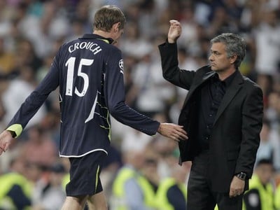 Smutný Crouch, spokojný Mourinho