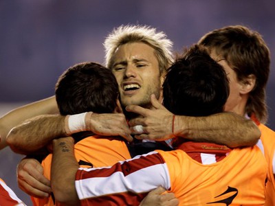 Cruzeiro - Estudiantes, Pohár osloboditeľov, 15.7.2009, Fernandez 1:1