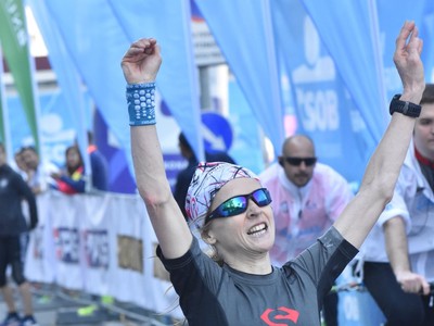 Víťazka maratónu žien Češka Michaela Mertová.