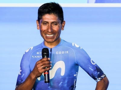 Kolumbijský cyklista Nairo Quintana