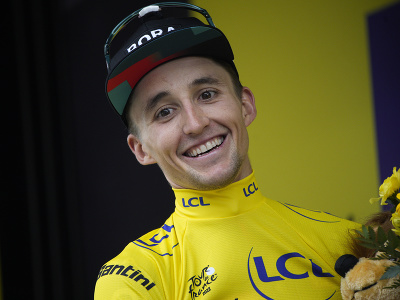 Austrálsky cyklista Jai Hindley z tímu Bora-Hansgrohe na Tour de France