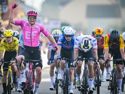 Americký cyklista Luke Lamperti