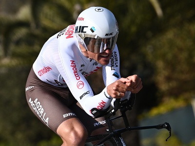 Belgický cyklista Greg Van Avermaet v prvej etape pretekov Tirreno Adriatico