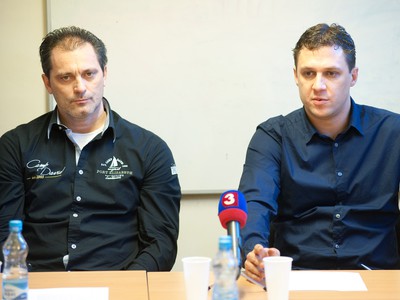 Konateľ Interu Daniel Jakabovič, generálny manažér a tréner Michal Ondruš