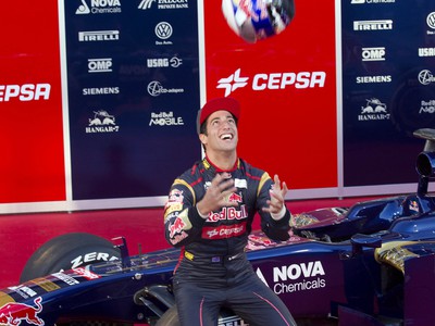 Daniel Ricciardo z Toro Rosso