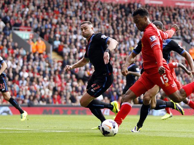 Daniel Sturridge dáva gól 