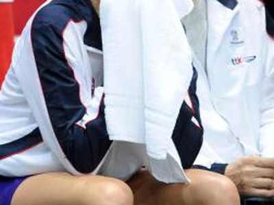 Smutná Daniela Hantuchová a Matej Lipták