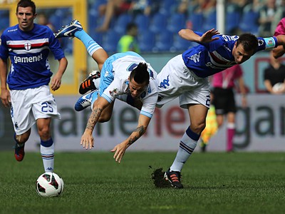 Marek Hamšík a Daniele Gastaldello