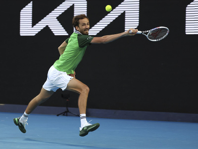Ruský tenista Daniil Medvedev počas semifinále Australian Open 2024