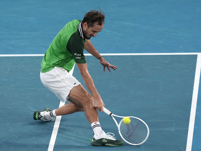 Ruský tenista Daniil Medvedev počas finále Australian Open 2024