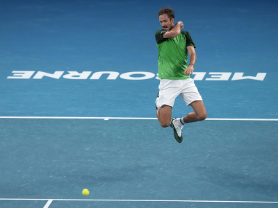 Ruský tenista Daniil Medvedev počas finále Australian Open 2024