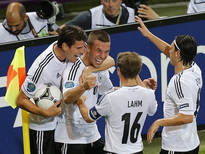 Radosť Nemcov z Podolského gólu